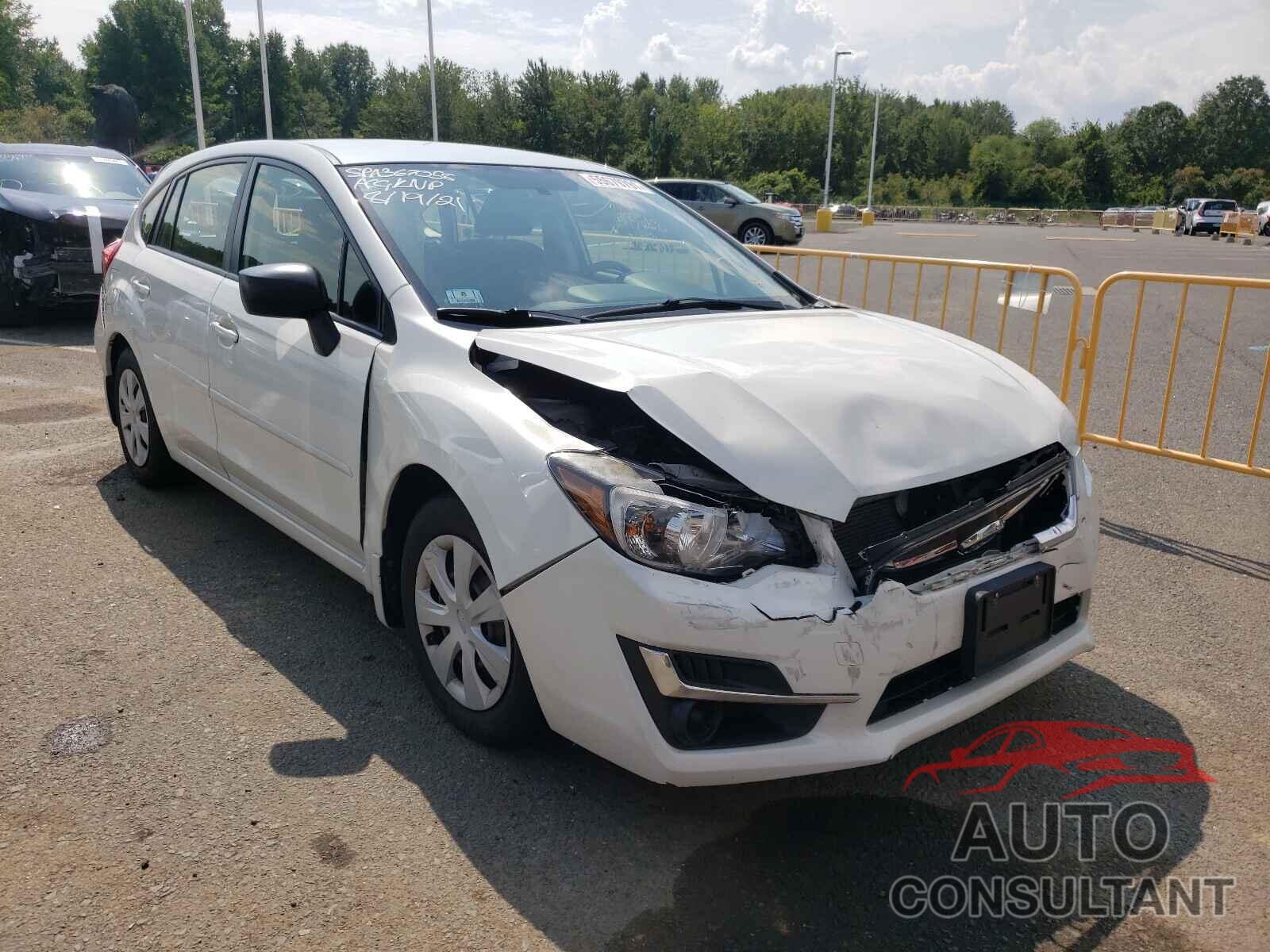 SUBARU IMPREZA 2016 - JF1GPAA65GH310357