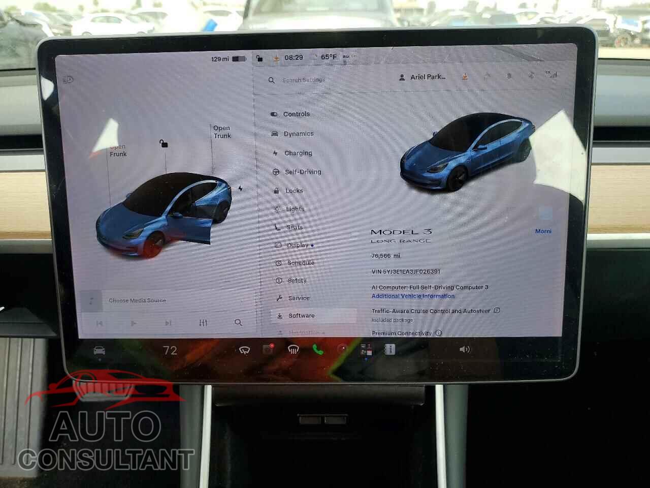 TESLA MODEL 3 2018 - 5YJ3E1EA3JF026391