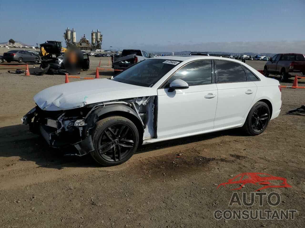 AUDI A4 2017 - WAUKMAF44HN038369