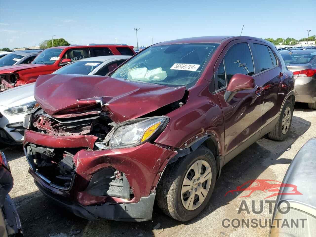 CHEVROLET TRAX 2017 - 3GNCJKSB5HL228697