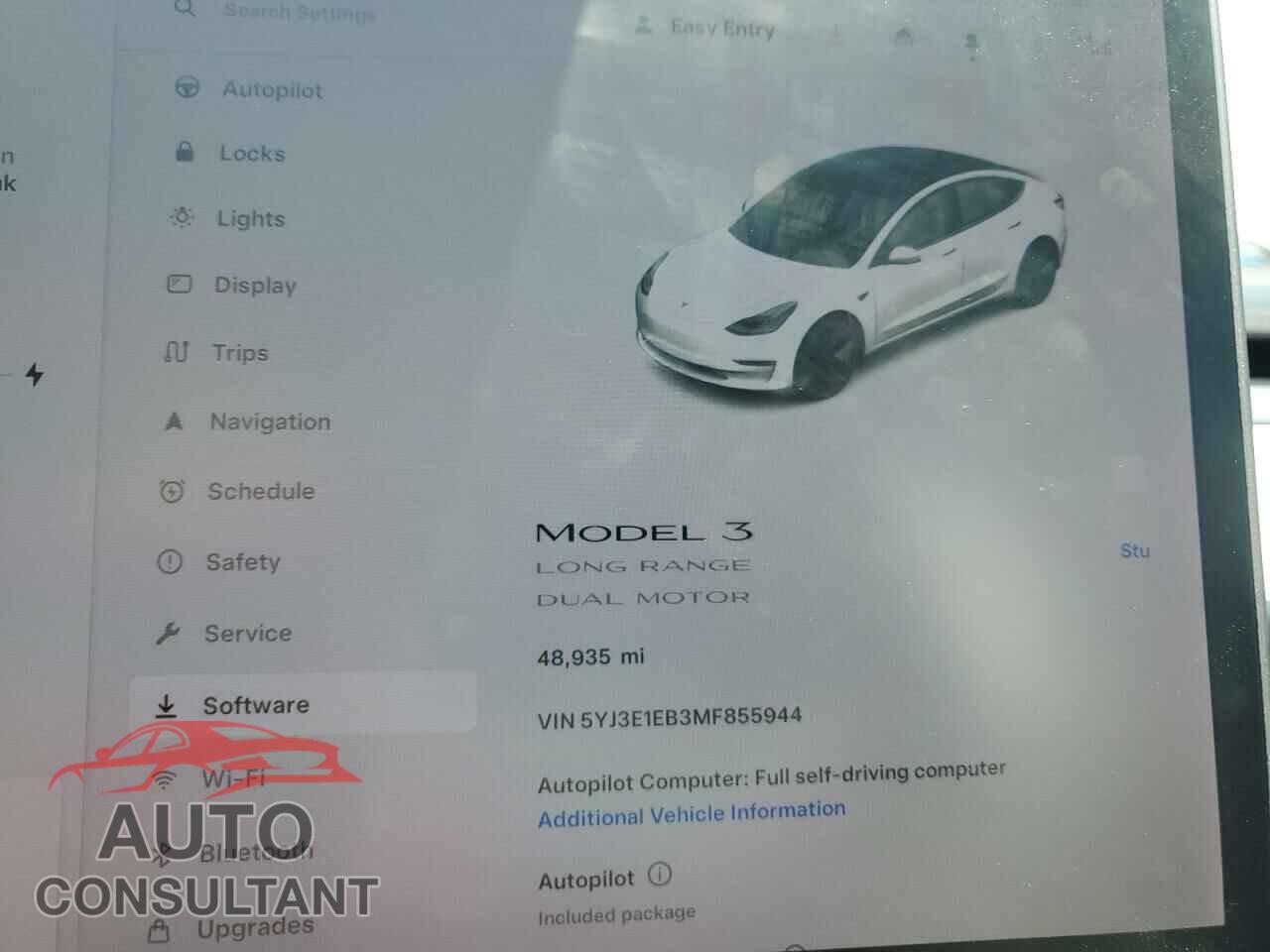 TESLA MODEL 3 2021 - 5YJ3E1EB3MF855944