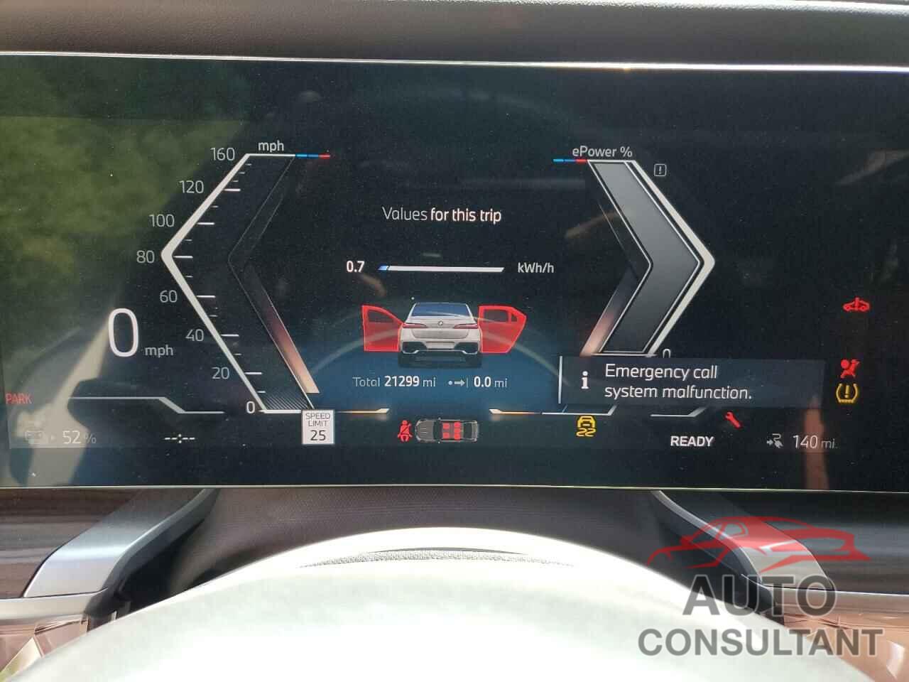 BMW I7 XDRIVE6 2023 - WBY53EJ04PCL55236