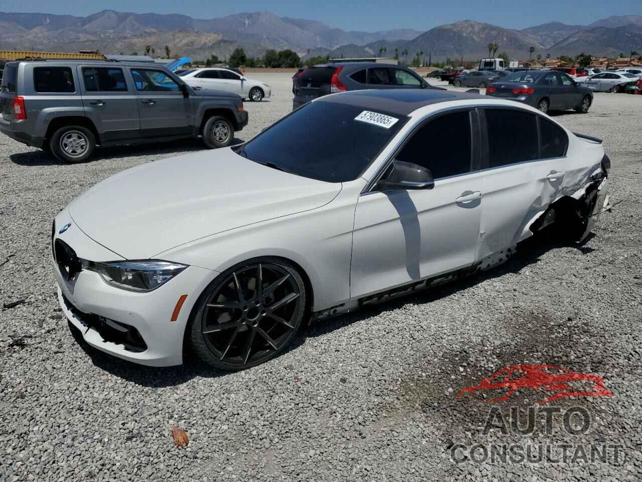 BMW 3 SERIES 2017 - WBA8B9C54HK884871