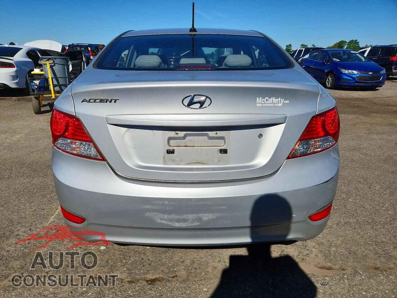 HYUNDAI ACCENT 2012 - KMHCU4AEXCU071704