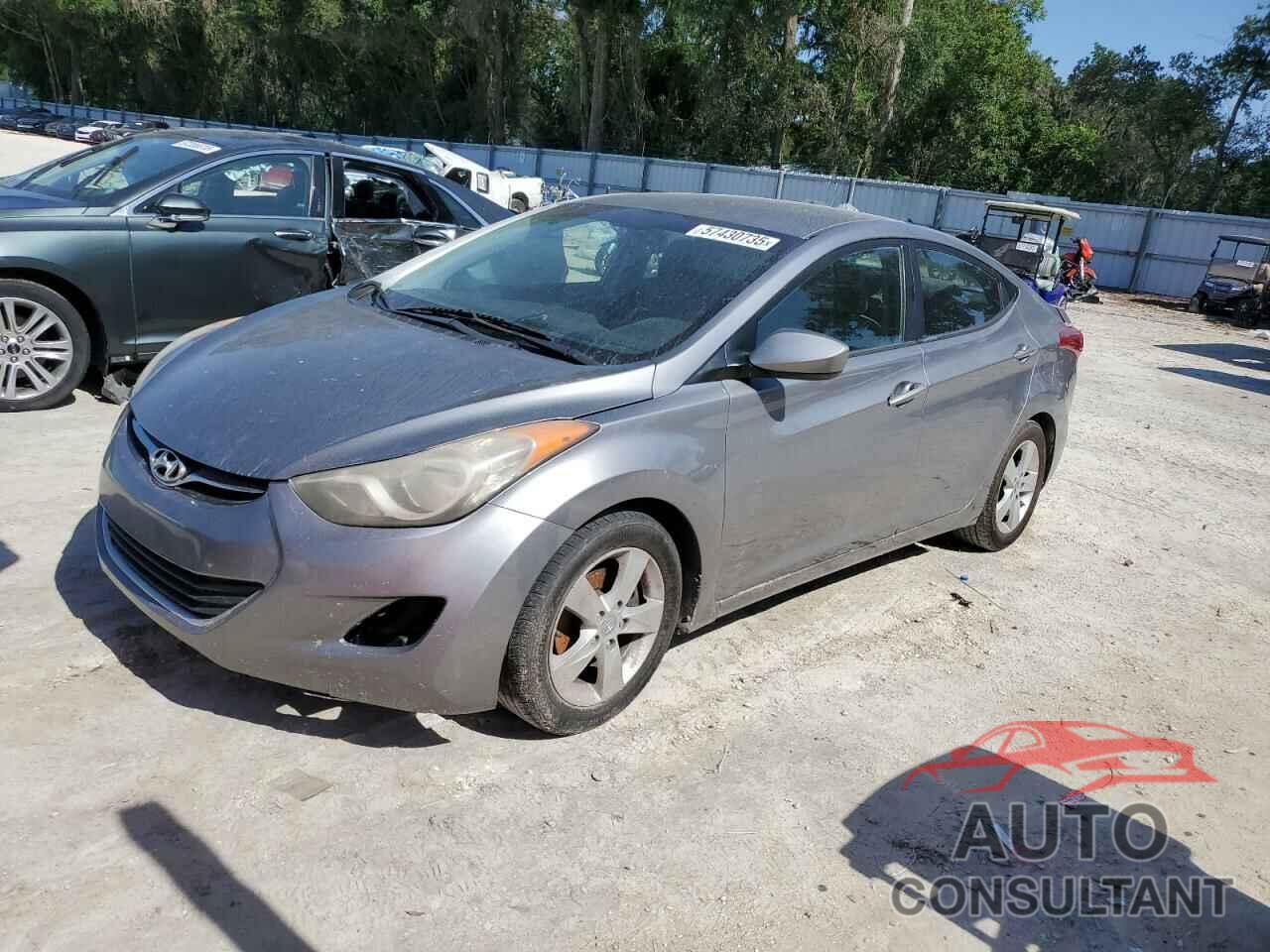 HYUNDAI ELANTRA 2011 - KMHDH4AE8BU095653