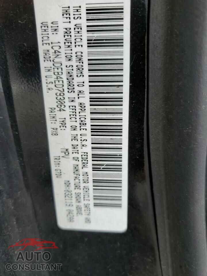 JEEP COMPASS 2014 - 1C4NJDEB4ED793064