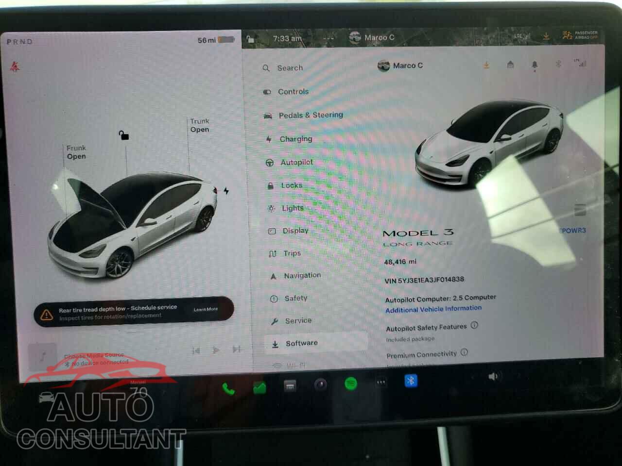 TESLA MODEL 3 2018 - 5YJ3E1EA3JF014838