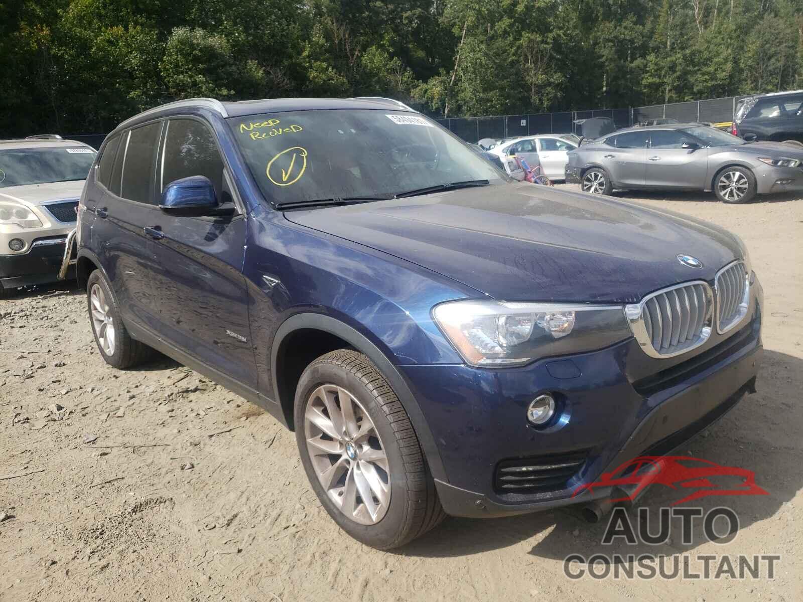 BMW X3 2016 - 5UXWX9C57G0D70973