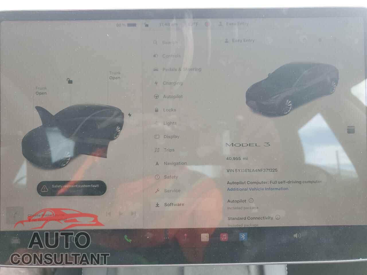 TESLA MODEL 3 2022 - 5YJ3E1EA4NF371225