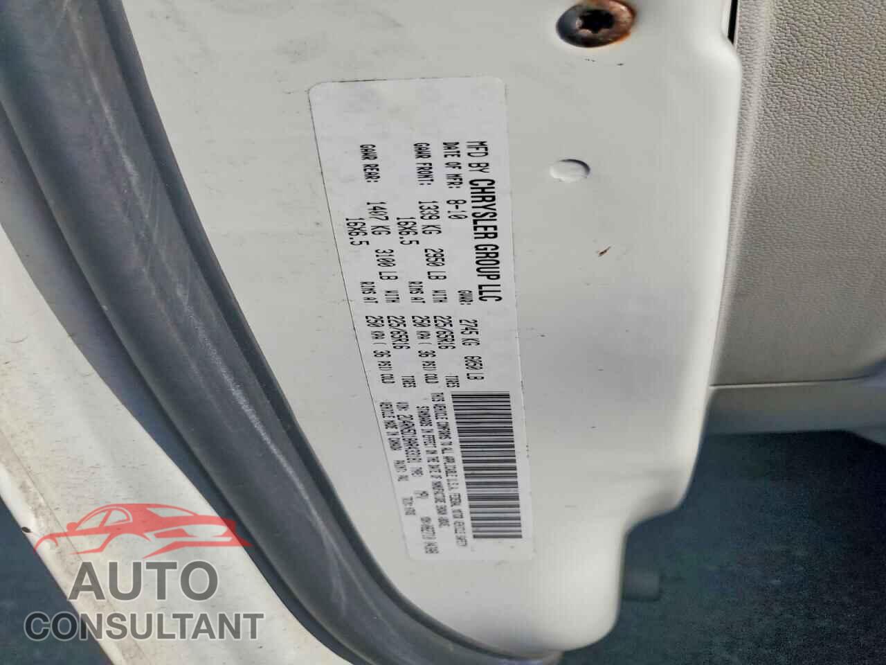 DODGE CARAVAN 2010 - 2D4RN5D18AR433181