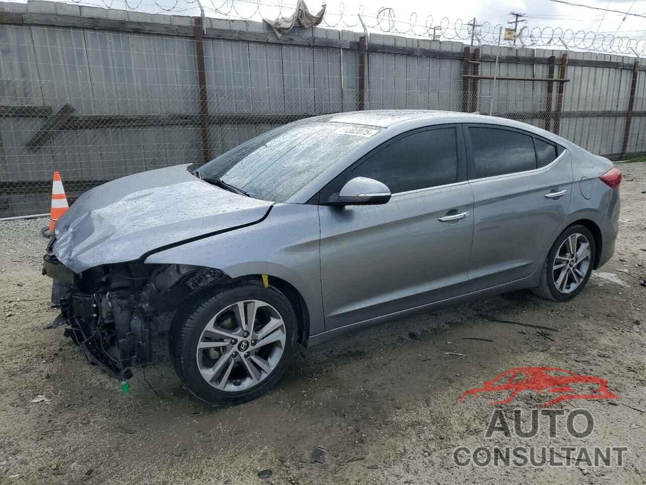 HYUNDAI ELANTRA 2017 - KMHD84LF2HU268064