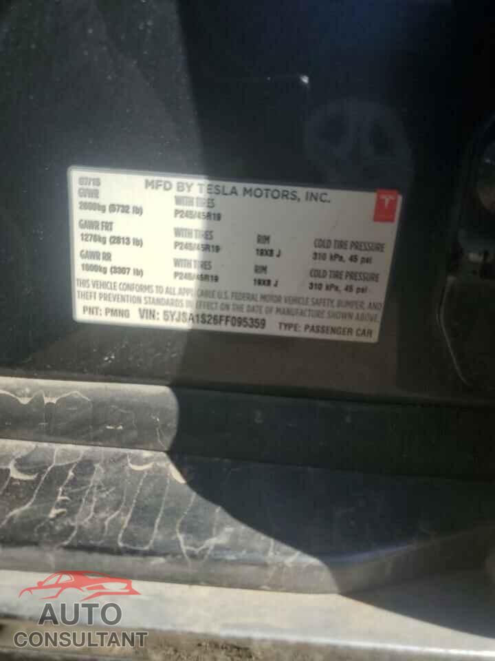 TESLA MODEL S 2015 - 5YJSA1S26FF095359