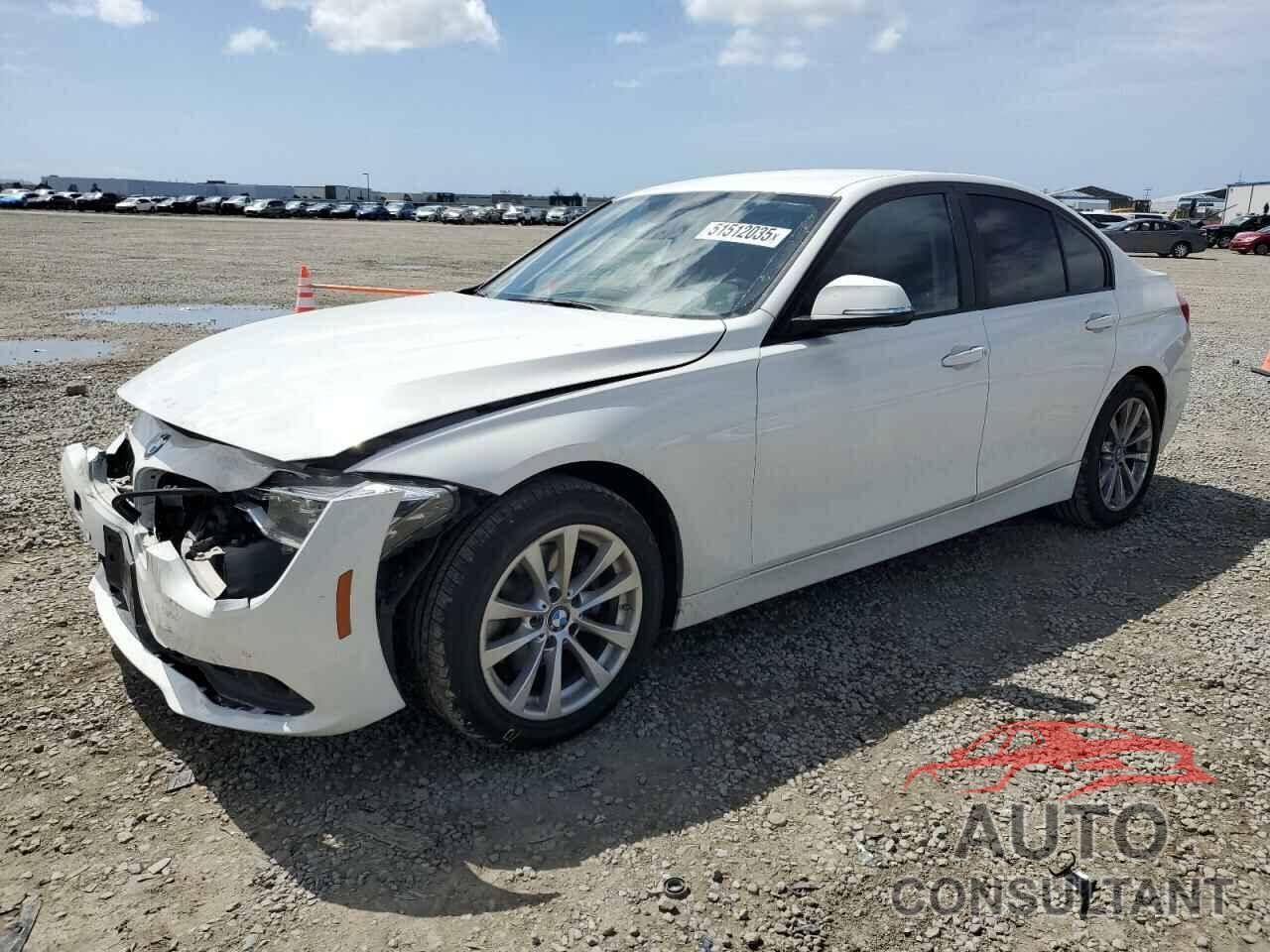 BMW 3 SERIES 2017 - WBA8E1G36HNU17287