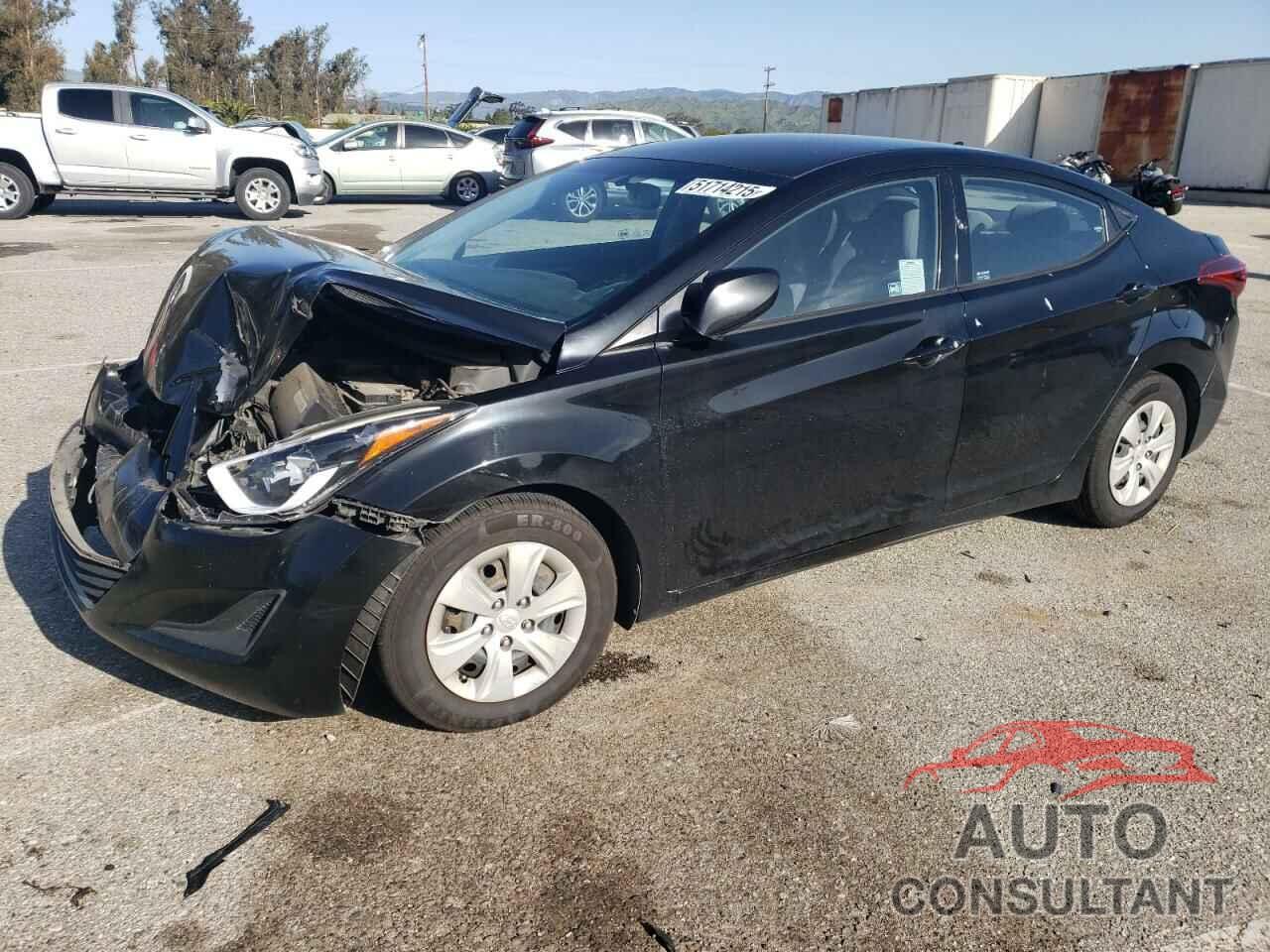 HYUNDAI ELANTRA 2016 - KMHDH4AEXGU583719