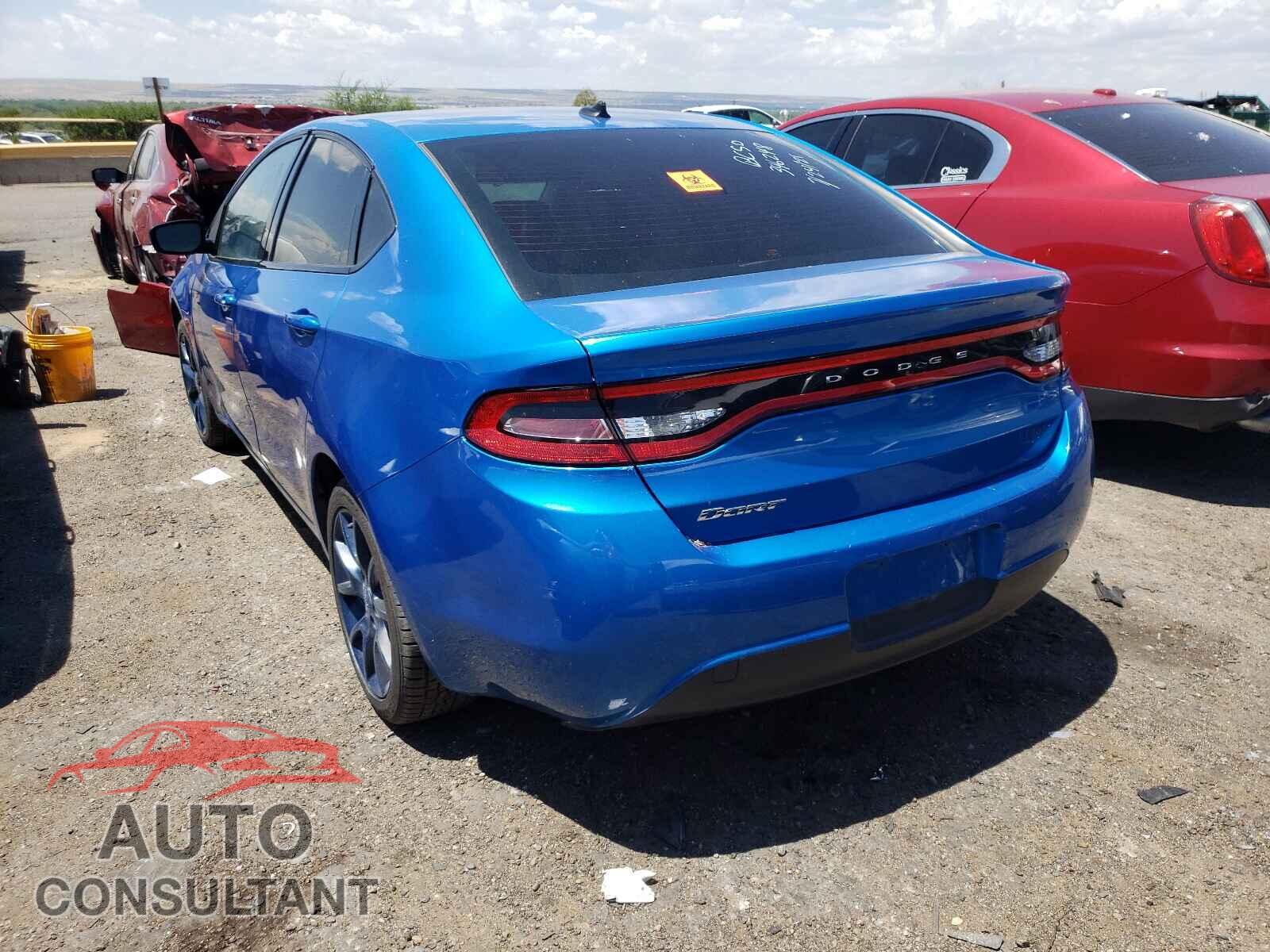 DODGE DART 2016 - 1C3CDFAA4GD643714