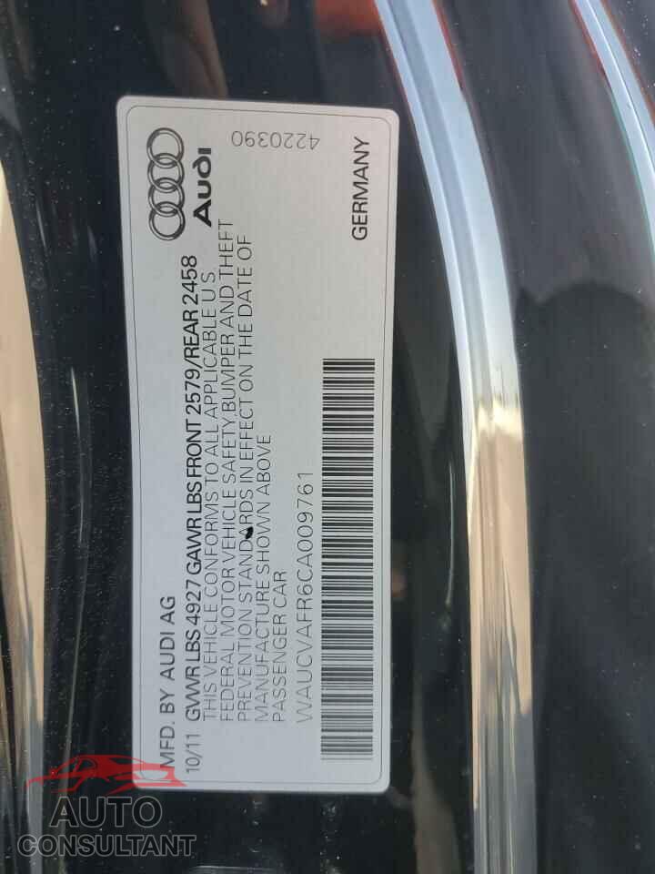 AUDI S5/RS5 2012 - WAUCVAFR6CA009761