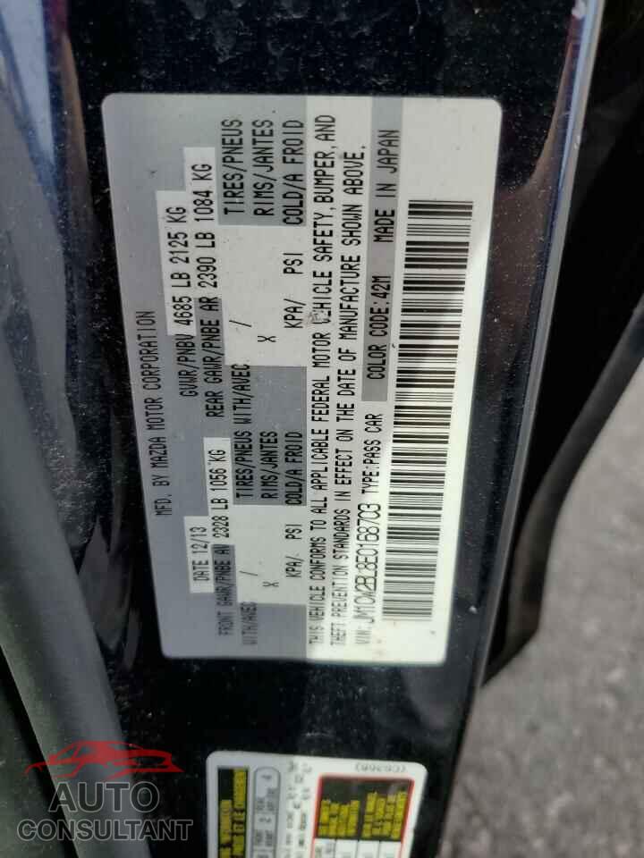 MAZDA 5 2014 - JM1CW2BL8E0168703