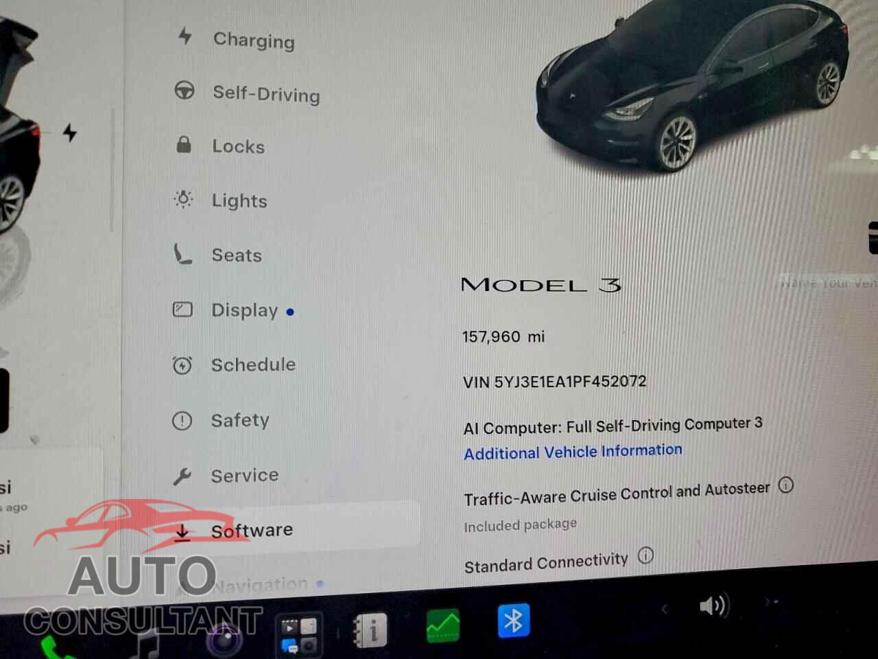 TESLA MODEL 3 2023 - 5YJ3E1EA1PF452072