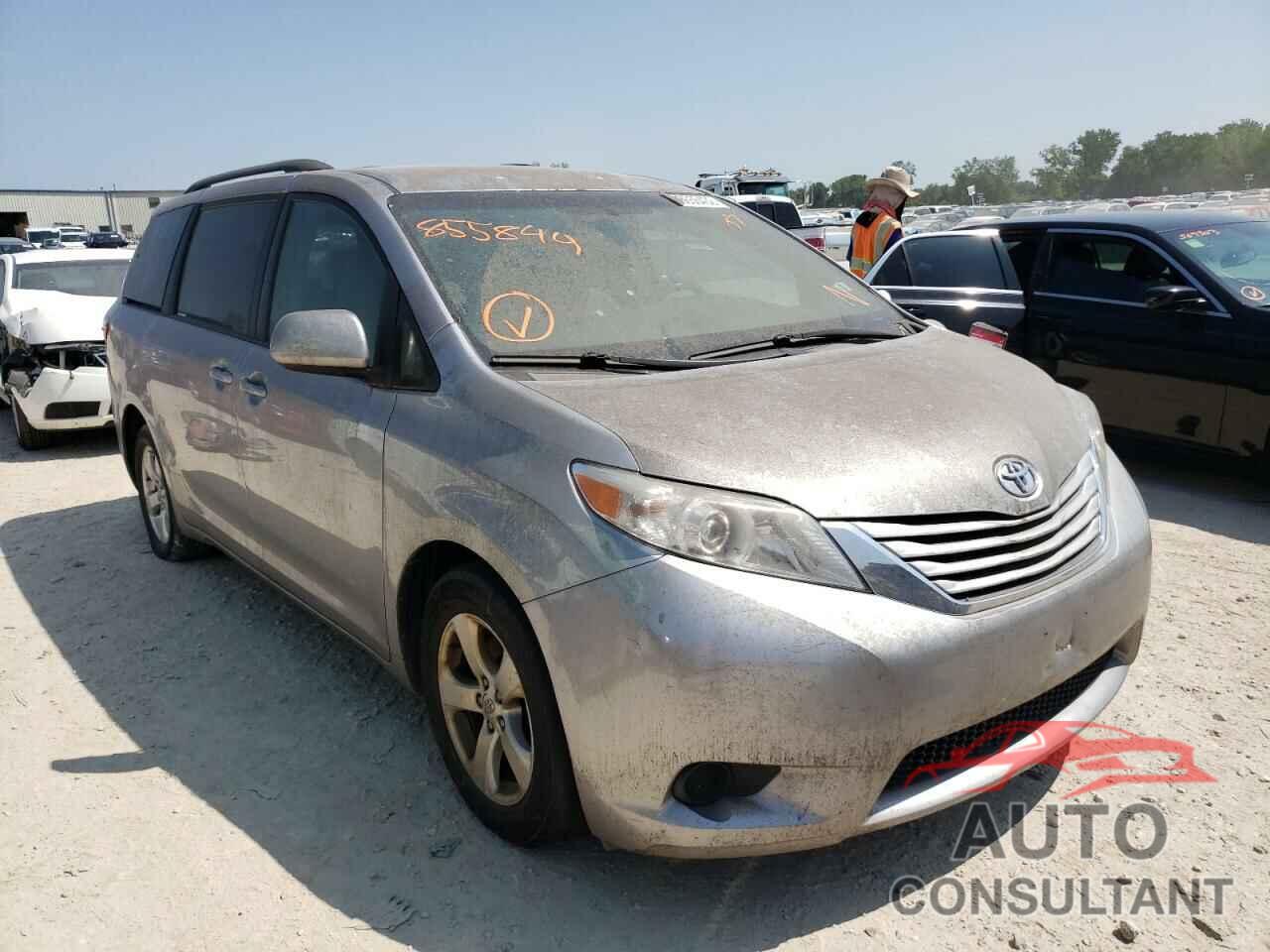 TOYOTA SIENNA 2017 - 5TDKZ3DCXHS855849