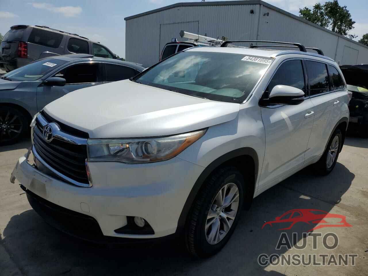 TOYOTA HIGHLANDER 2015 - 5TDJKRFH3FS215216