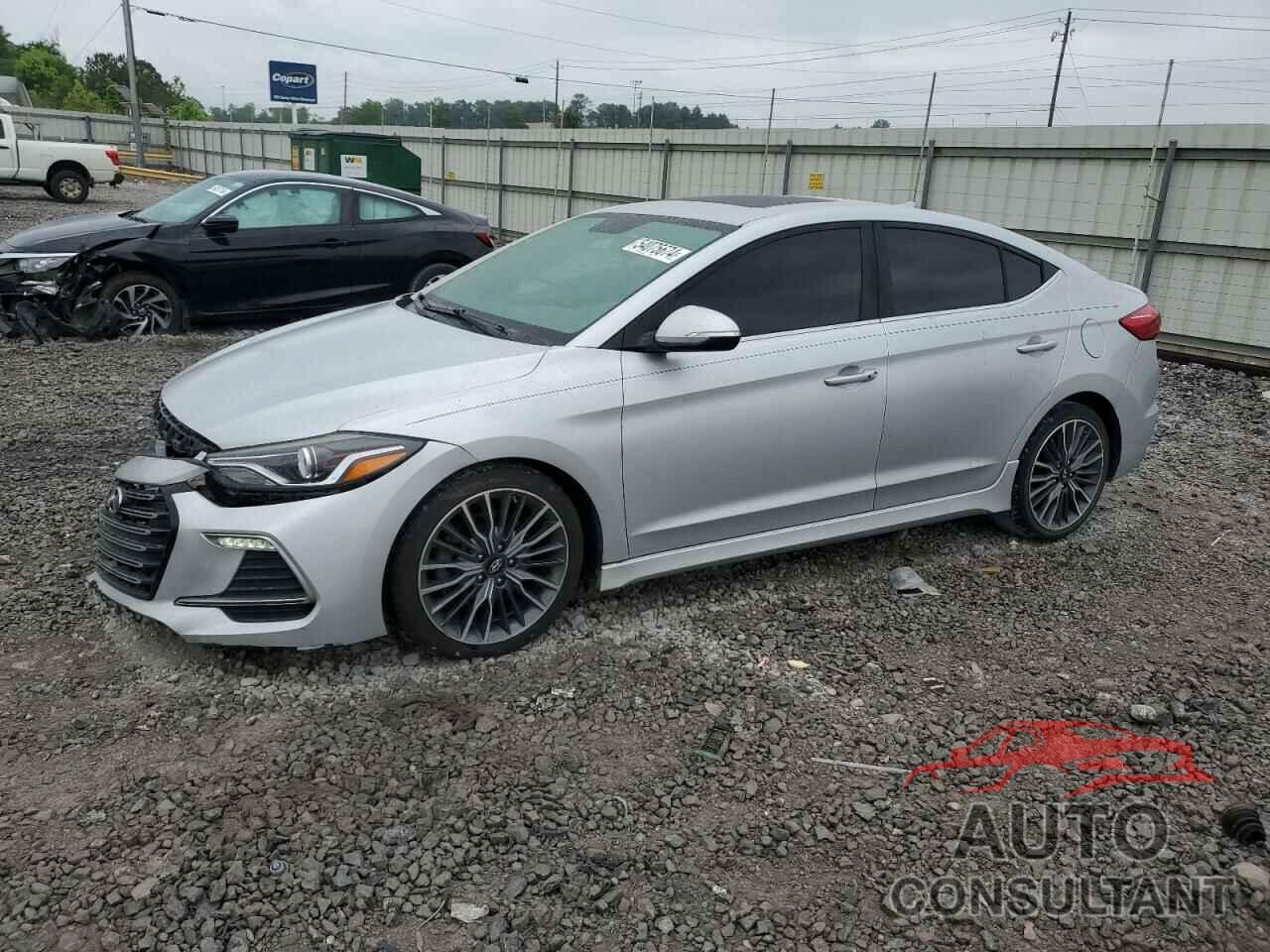 HYUNDAI ELANTRA 2018 - KMHD04LB9JU506227
