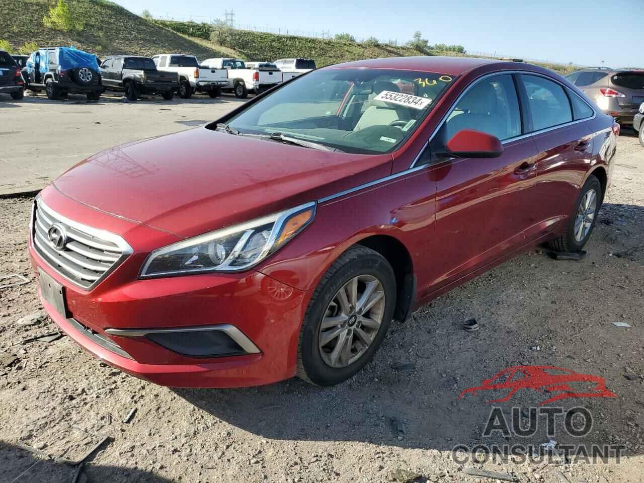 HYUNDAI SONATA 2016 - 5NPE24AF3GH417555