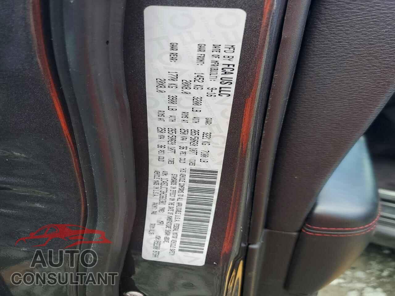 DODGE DURANGO 2017 - 1C4SDJCT3HC661301