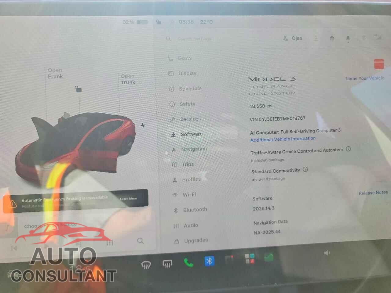 TESLA MODEL 3 2021 - 5YJ3E1EB2MF019767