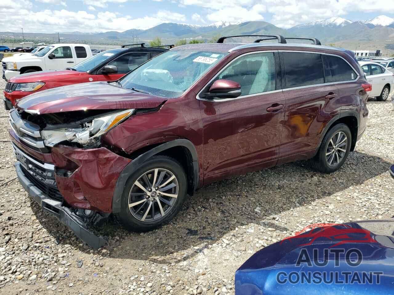 TOYOTA HIGHLANDER 2017 - 5TDJZRFH9HS365538