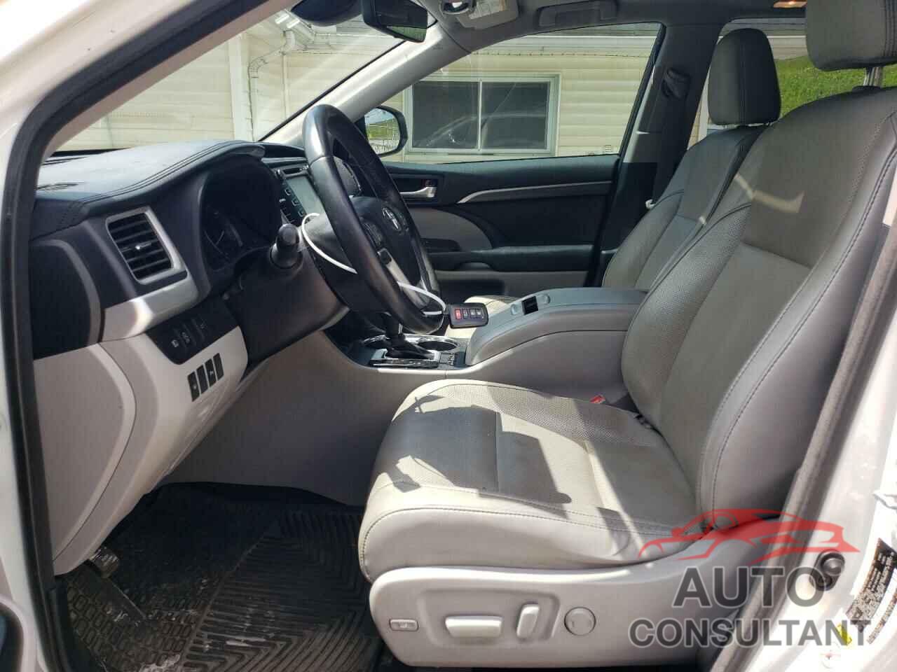 TOYOTA HIGHLANDER 2017 - 5TDDZRFH1HS454615