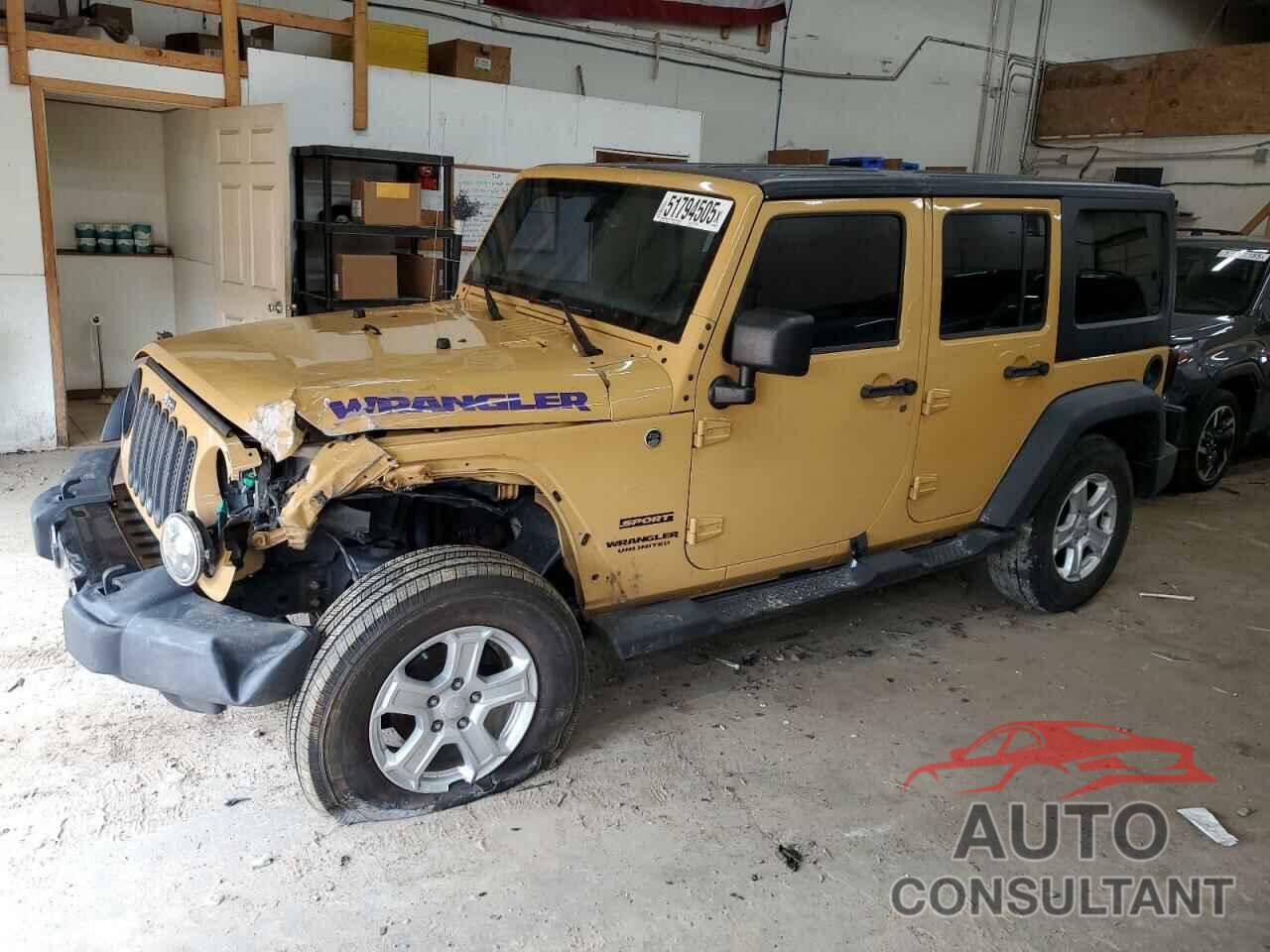 JEEP WRANGLER 2014 - 1C4BJWDG4EL159271
