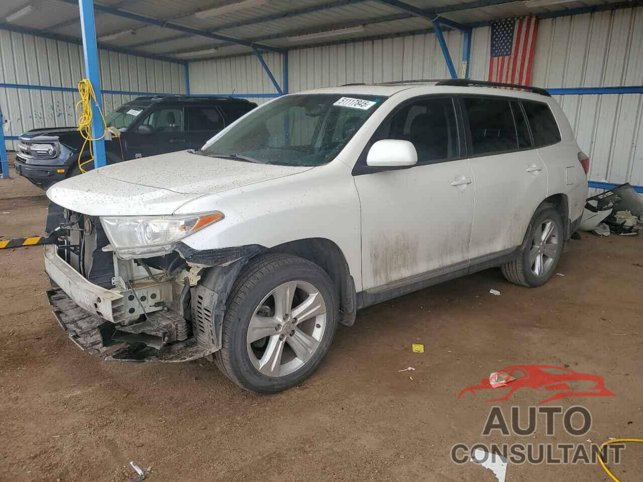 TOYOTA HIGHLANDER 2012 - 5TDBK3EHXCS100482