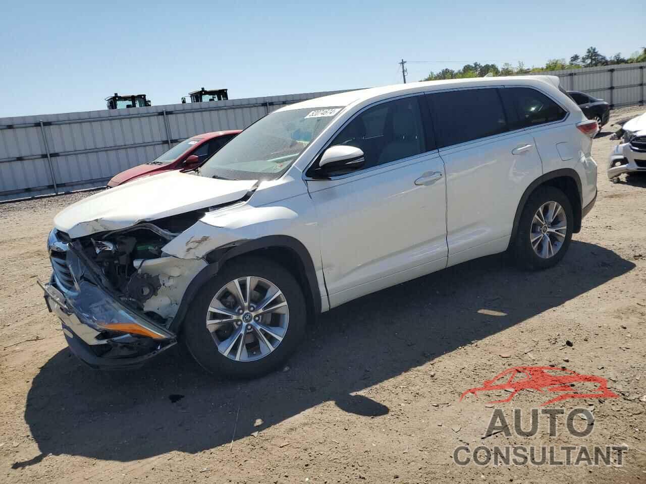 TOYOTA HIGHLANDER 2016 - 5TDBKRFHXGS301483