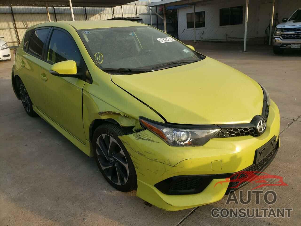 TOYOTA SCION 2016 - JTNKARJEXGJ510599