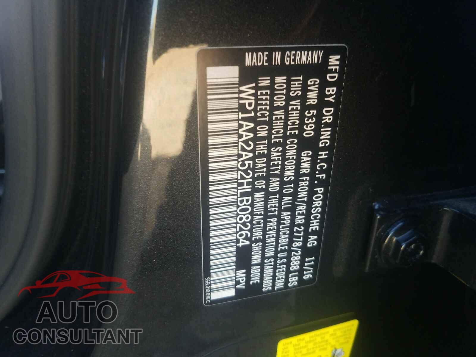 PORSCHE MACAN 2017 - WP1AA2A52HLB08264