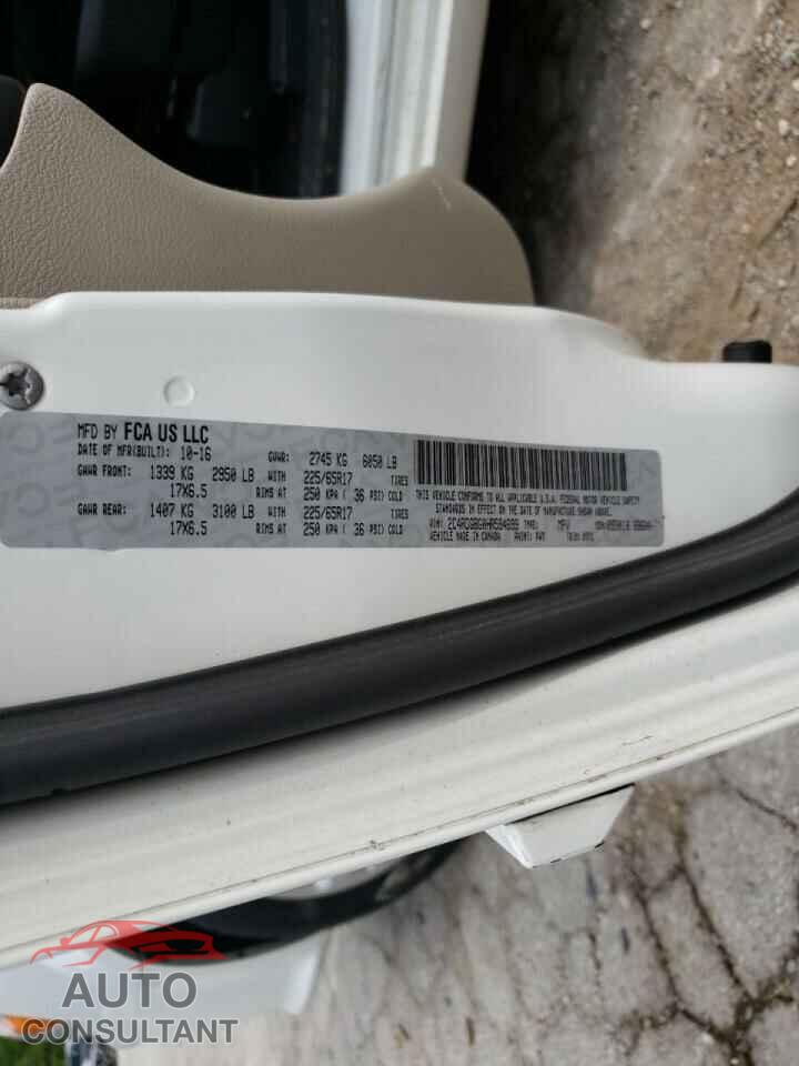 DODGE CARAVAN 2017 - 2C4RDGBG0HR594699