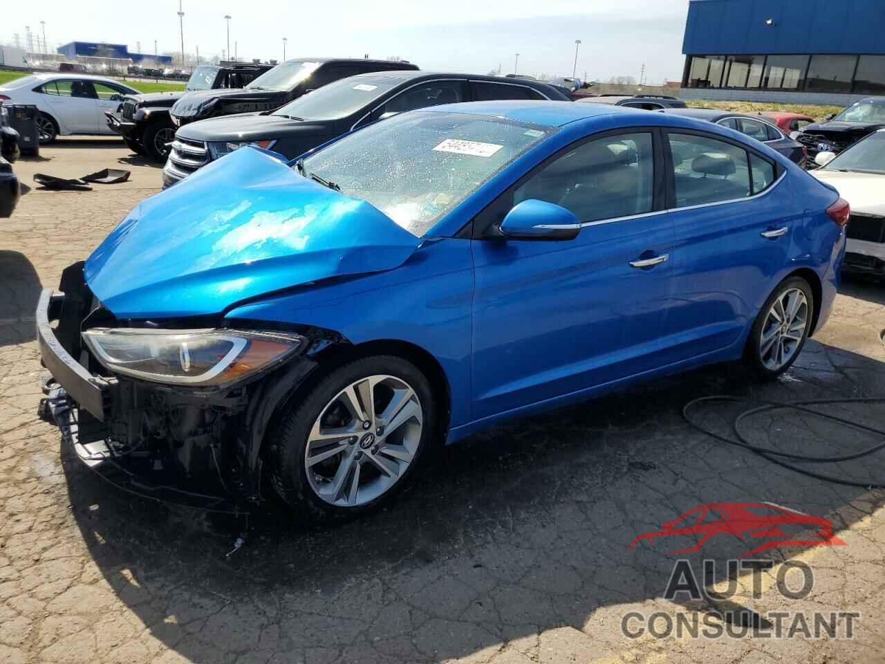HYUNDAI ELANTRA 2017 - KMHD84LF3HU069217