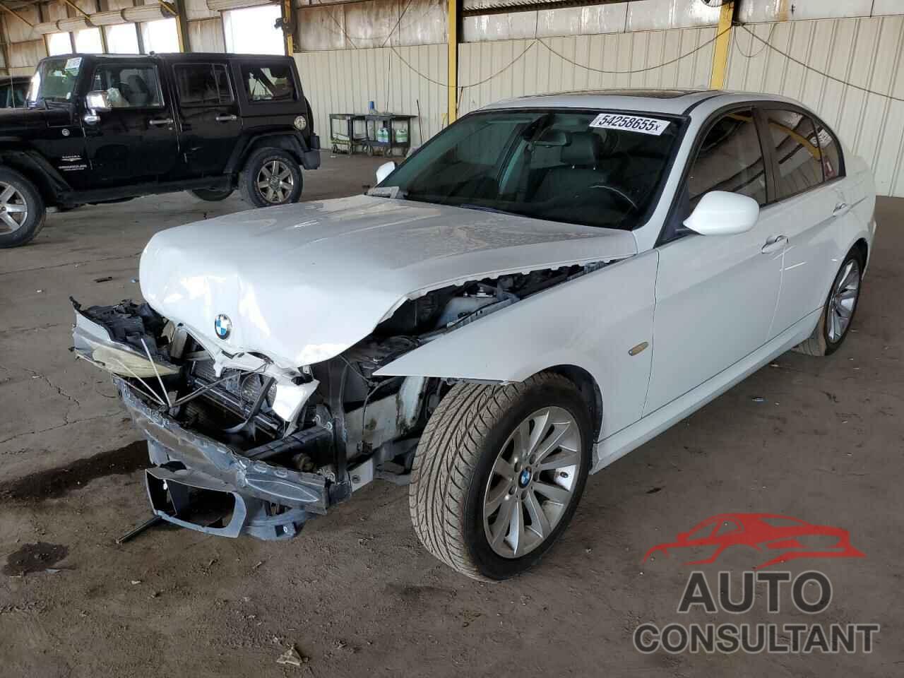 BMW 3 SERIES 2011 - WBAPH5G57BNM76108