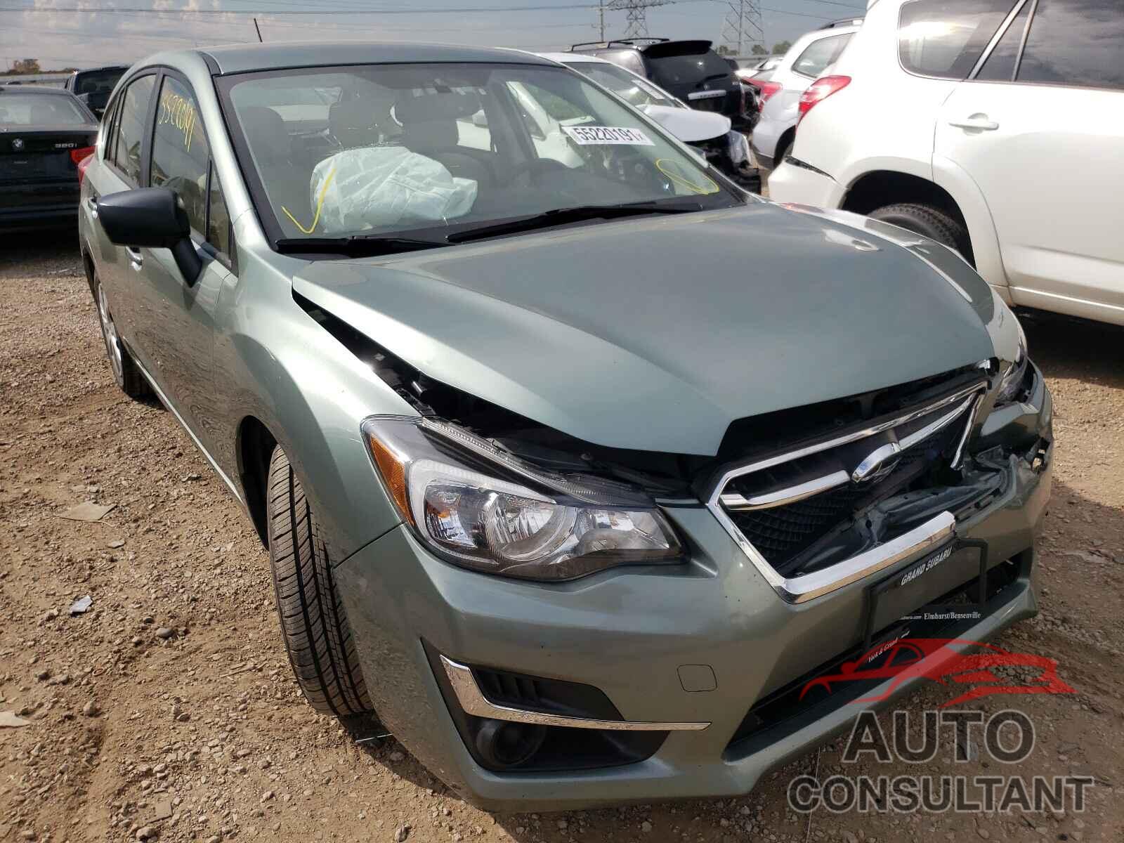 SUBARU IMPREZA 2016 - JF1GPAA64GH238390