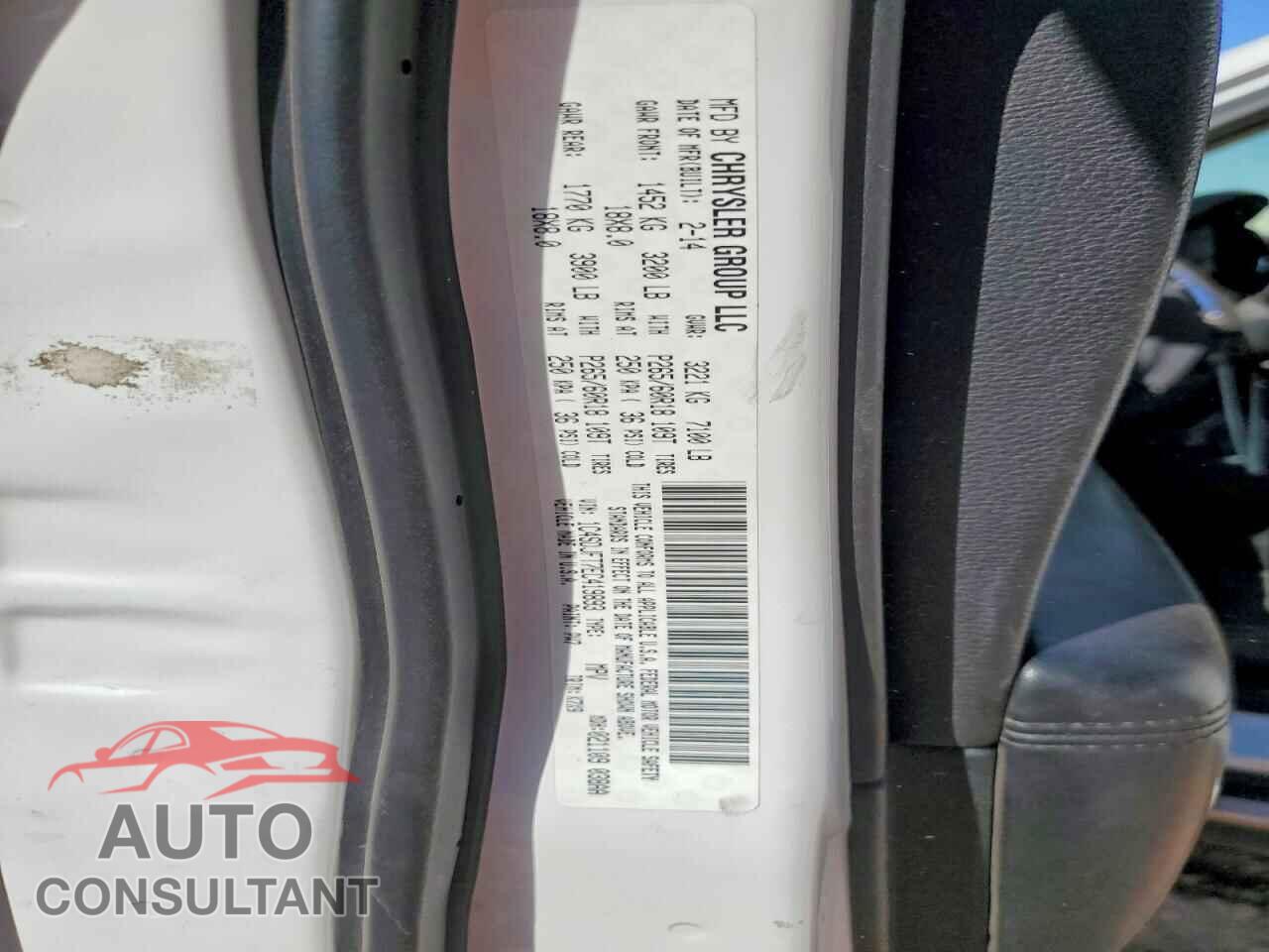 DODGE DURANGO 2014 - 1C4SDJFT7EC419893