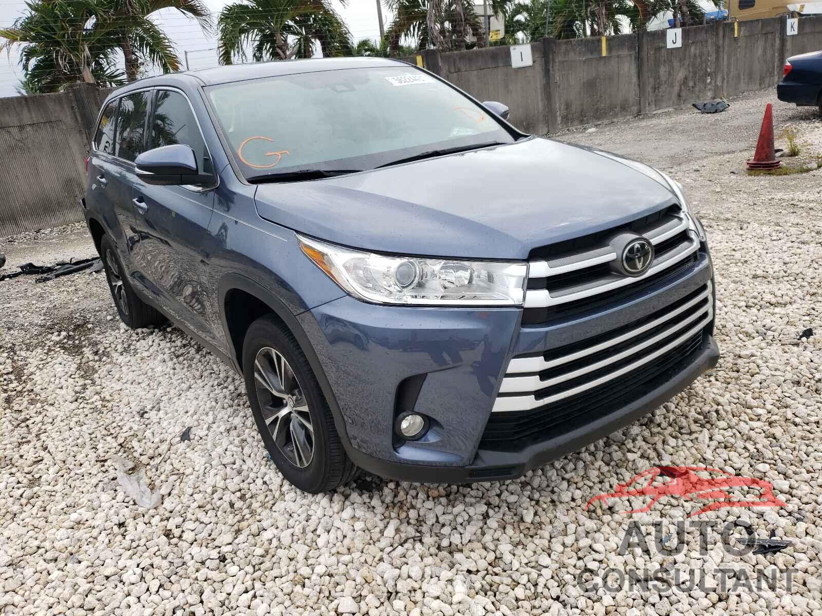TOYOTA HIGHLANDER 2019 - 5TDZZRFH7KS301119