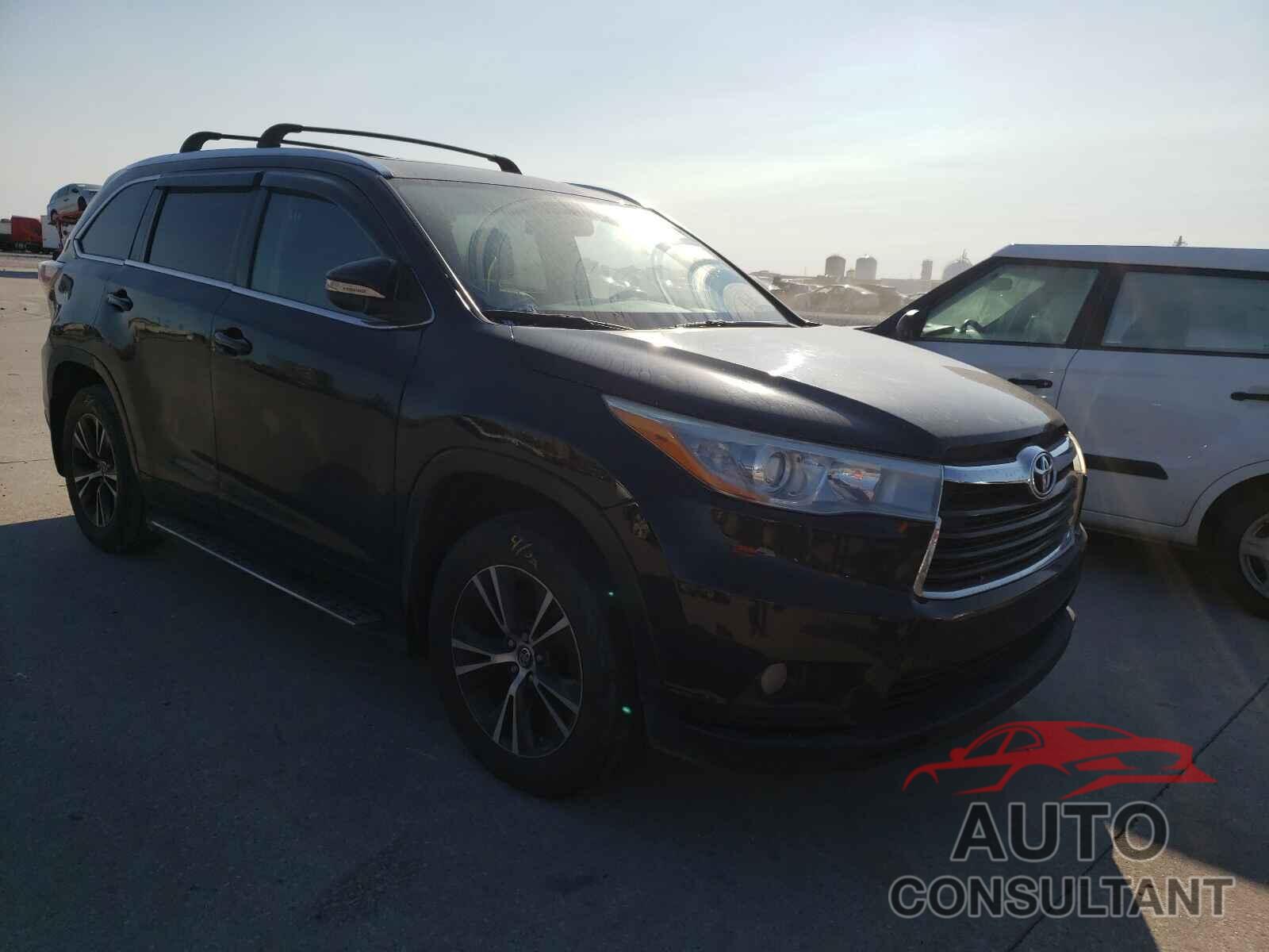 TOYOTA HIGHLANDER 2016 - 5TDKKRFH1GS160335