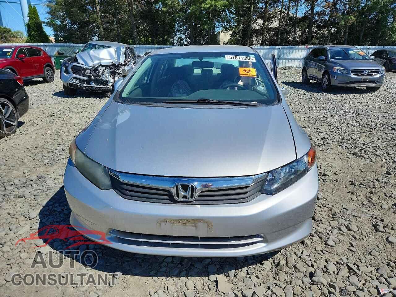 HONDA CIVIC 2012 - 19XFB2F55CE359701