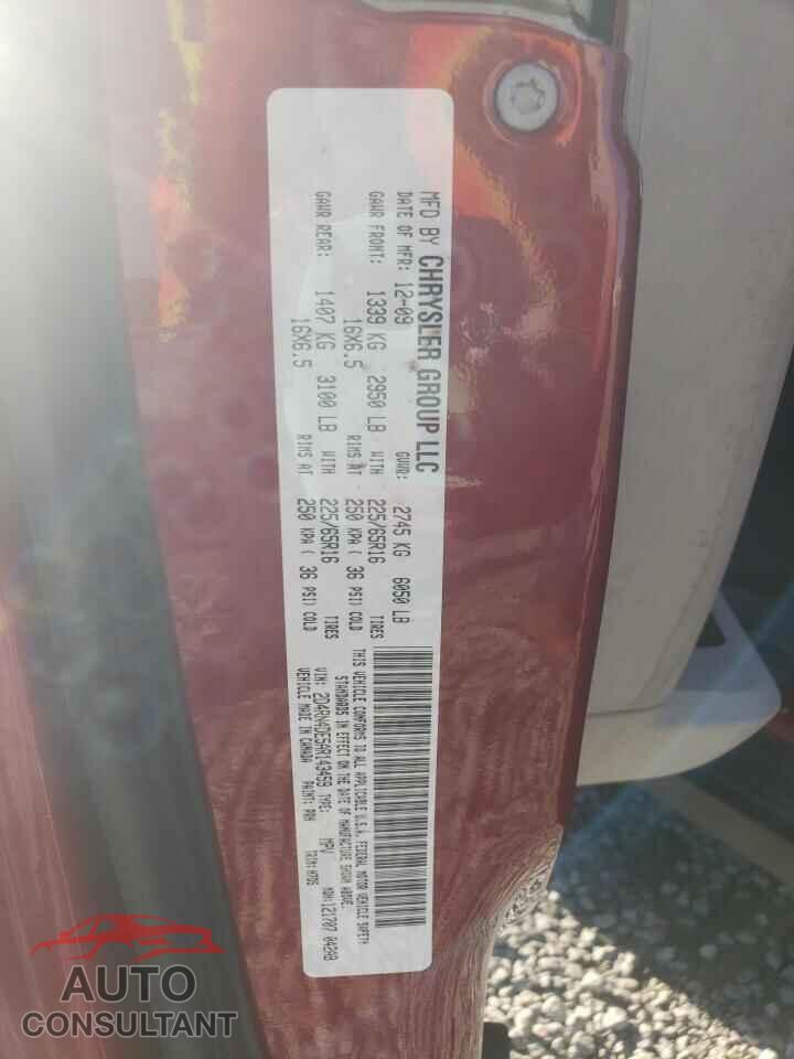 DODGE CARAVAN 2010 - 2D4RN4DE5AR143459