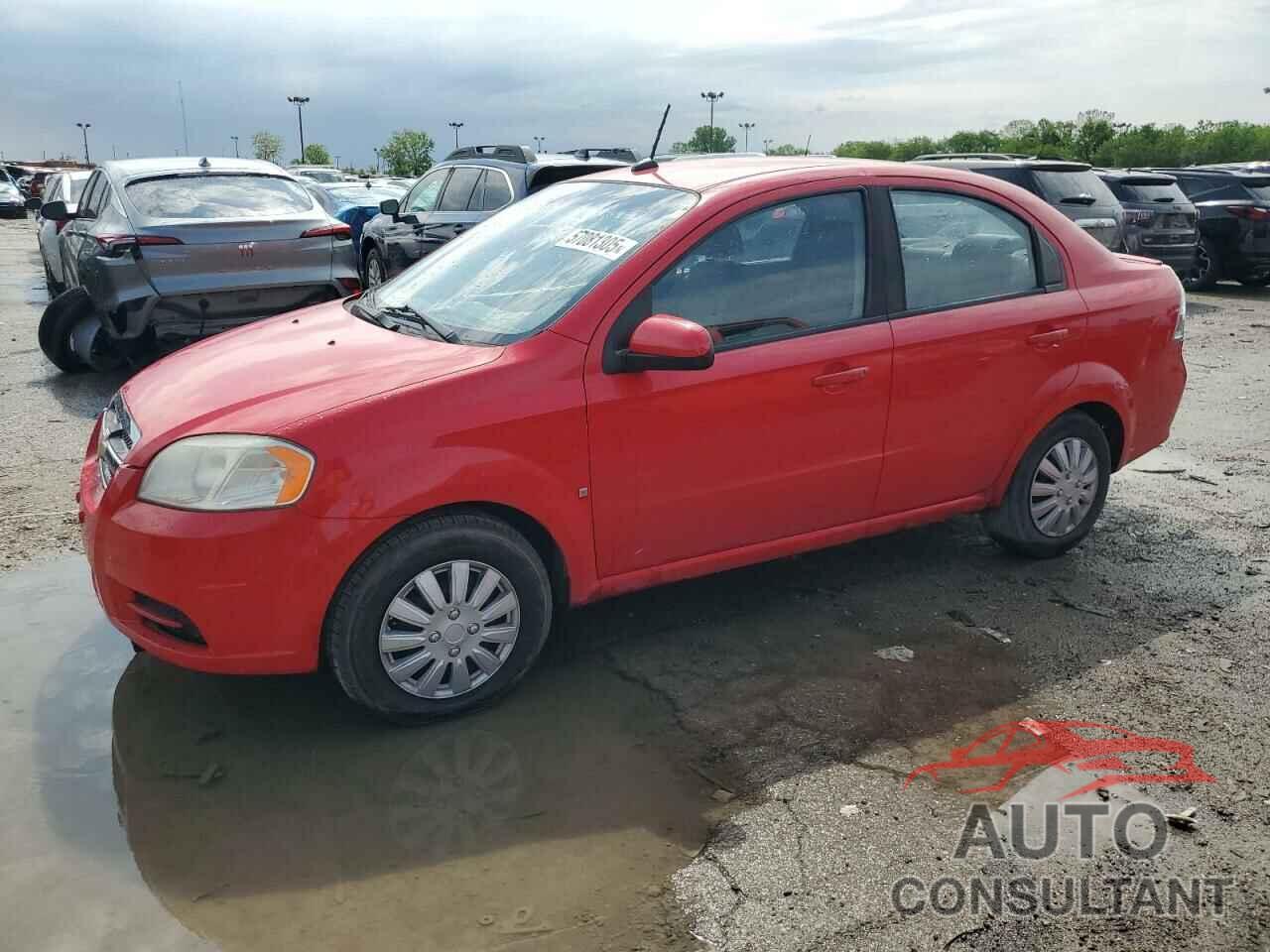 CHEVROLET AVEO 2009 - KL1TD56E89B611890