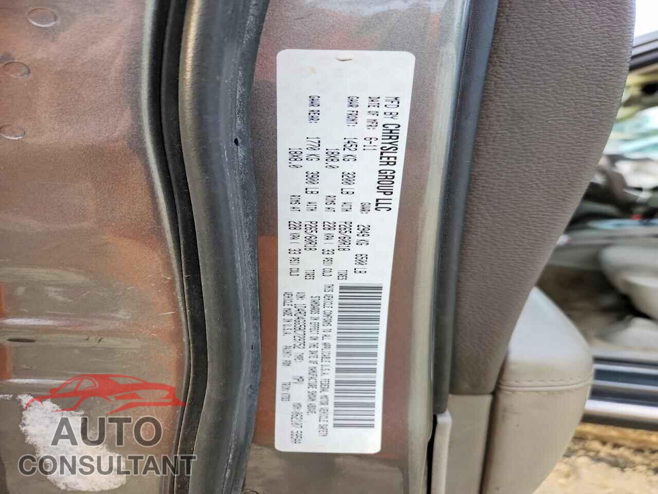 DODGE DURANGO 2011 - 1D4RD4GG5BC729752