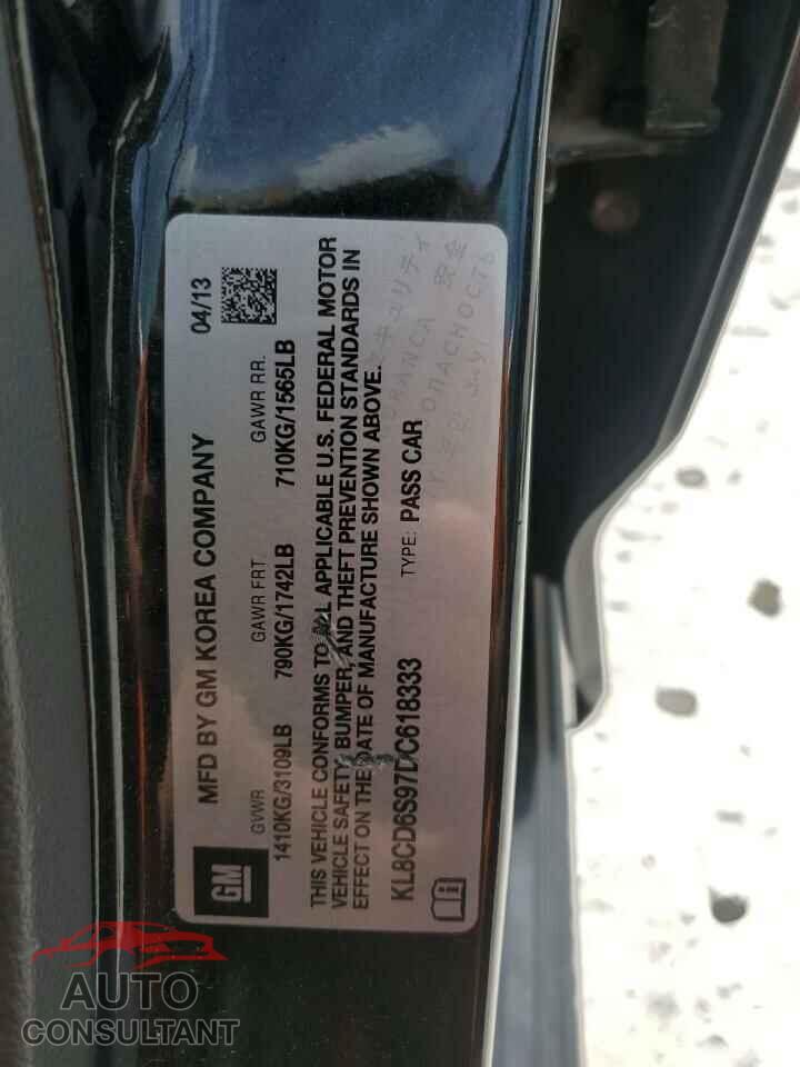CHEVROLET SPARK 2013 - KL8CD6S97DC618333