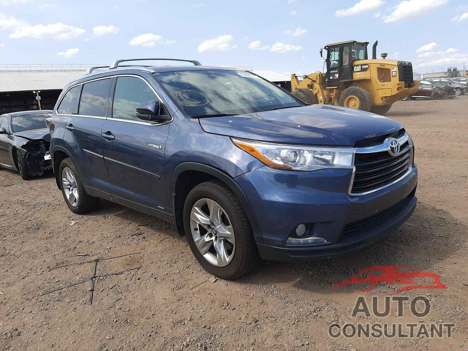 TOYOTA HIGHLANDER 2016 - 5TDDCRFH3GS017232