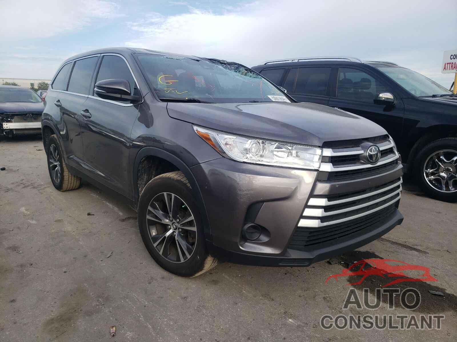 TOYOTA HIGHLANDER 2019 - 5TDZZRFH5KS355955