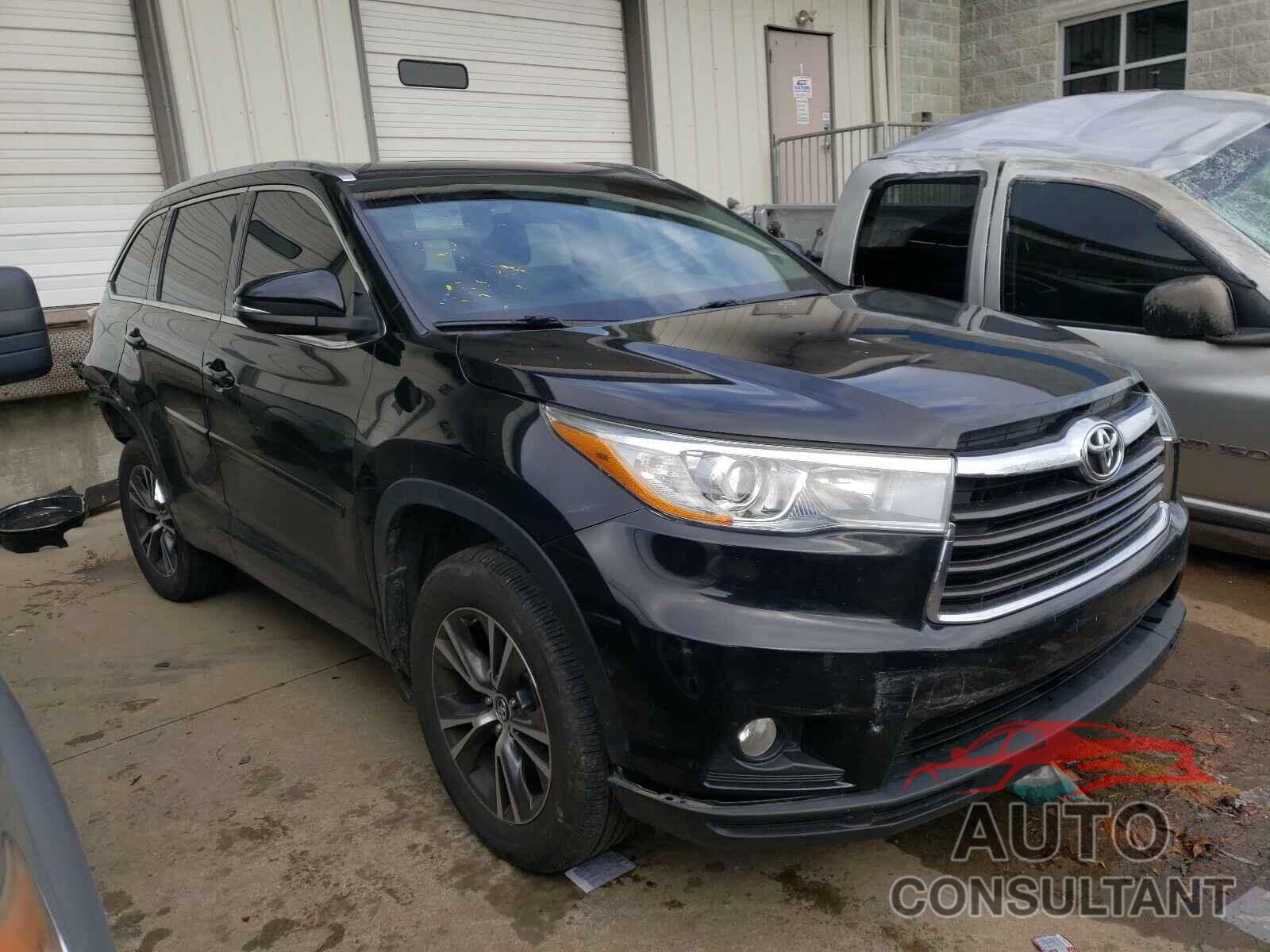 TOYOTA HIGHLANDER 2016 - 5TDJKRFH4GS340856